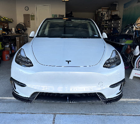 3PCS Front Bumper Splitter Lip for Tesla Model Y 2020-2023
