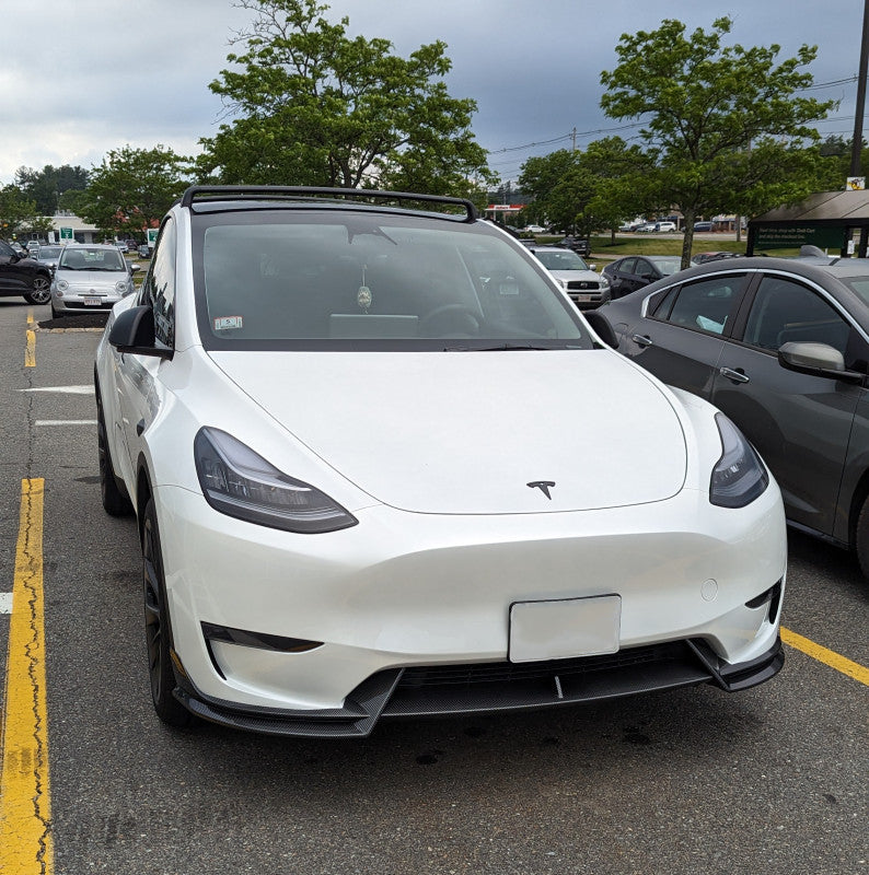 3PCS Front Bumper Splitter Lip for Tesla Model Y 2020-2023