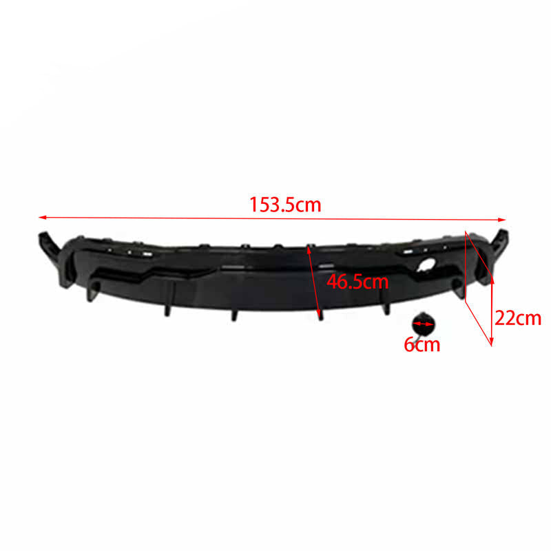 Rear Bumper Rear Diffuser Lip for 2019-2021 Tesla Model Y