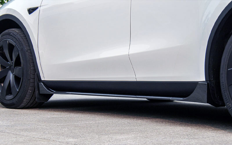 Full Body Kits for Tesla Model Y 2019-2024, 11PCS, Front Splitter Lip, Rear Diffuser, Side Skirts, Spoiler, Lamp Eyebrow Wind Knife Leaf Board Wind Knife