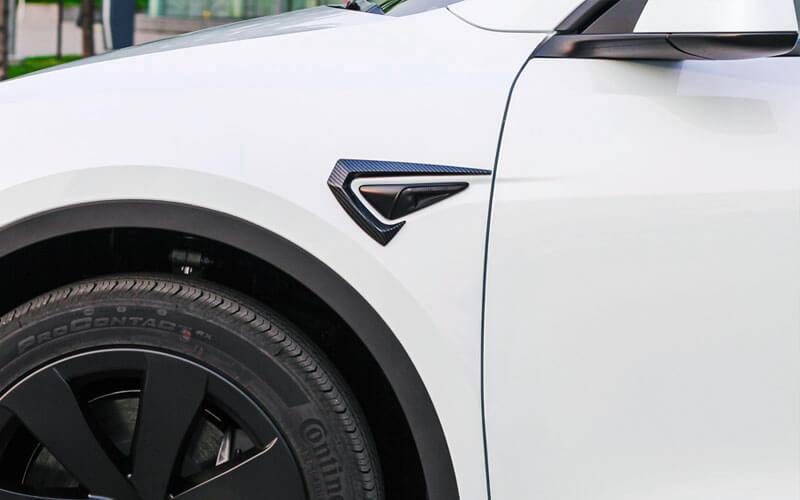 Full Body Kits for Tesla Model Y 2019-2024, 11PCS, Front Splitter Lip, Rear Diffuser, Side Skirts, Spoiler, Lamp Eyebrow Wind Knife Leaf Board Wind Knife